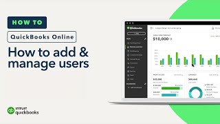 How to add amp manage users in QuickBooks Online [upl. by Yvonne]