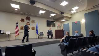 Promotion of SMSgt Timothy Hays to Chief Master Sergeant USAF [upl. by Reider]