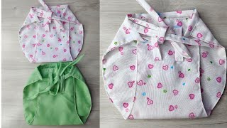 Baby nappy new born baby diaper cutting and stitchingnappy tutorial [upl. by Lauren]