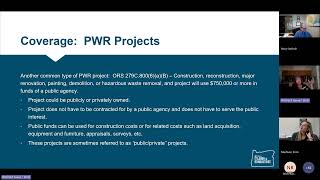 Prevailing Wage with Oregon Broadband Office  April Meeting Recording [upl. by Murdock79]