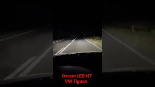 OSRAM NIGHT BREAKER H7LED VW Tiguan [upl. by Radman]