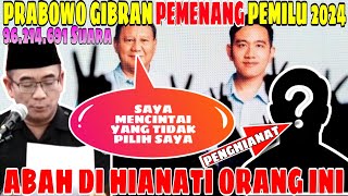 MERINDING‼️INI PIDATO KEMENANGAN PRABOWO GIBRAN  HARI PERTAMA ABAH LANGSUNG DIHIANATI ORANG INI [upl. by Gallenz118]