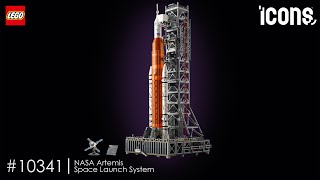 LEGO ICONS  NASA Artemis Space Launch System 10341 [upl. by Aicilet605]