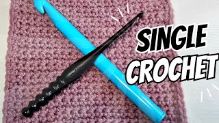 Single Crochet with 2 Different Size Hooks [upl. by Nerrol739]