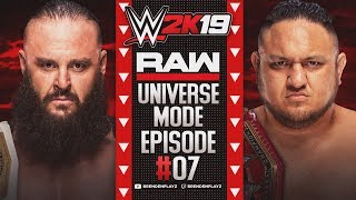 quotChampion vs Championquot  quotWWE 2k19 Universe Modequot  07 WWE 2k19 [upl. by Aamsa]