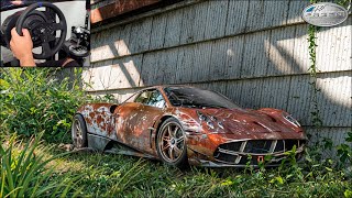 Rebuilding a PAGANI HUAYRA  Forza Horizon 5  Thrustmaster T300RS Gameplay [upl. by Absa555]