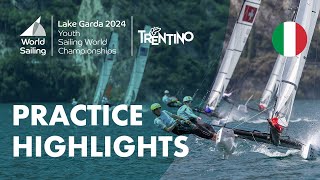 Practice day highlights  Youth Sailing World Championships 2024 [upl. by Llekim]