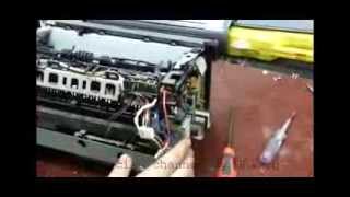 Disassemble Printer Canon LPB2900 and fuser repairiing in new technical method [upl. by Shem]