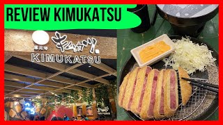 Makan gyukatsu dan chicken katsu juicy di Kimukatsu [upl. by Yelkrab446]