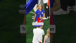 Trinity Rodman micd up for USWNTs sendoff to Paris 😂🎙️ HighlightHER [upl. by Ramonda]