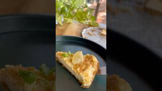 Healthy Rough Lemon Cheesecake  Baked amp No Added Sugar Recipe shorts [upl. by Felisha]