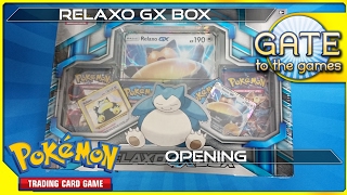 Pokemon Relaxo GX Box  Sonne und Mond  Opening Unboxing [upl. by Nesahc]