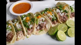 Maciza Meat Tacos Mexican style tacos for Mexican Independence Day [upl. by Oinigih]