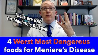 The 4 Worst Most Dangerous Foods for Menieres Disease [upl. by Ettesil]