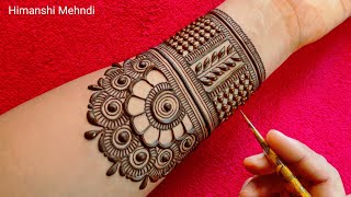 Rakhi special mehndi designs for front hand  mehandi ka design  Mehndi design 2023 Mehandi design [upl. by Bruis252]