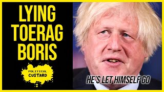 Watching BORIS Lying Toe Rag JOHNSON Lie Again amp Again [upl. by Patsy]