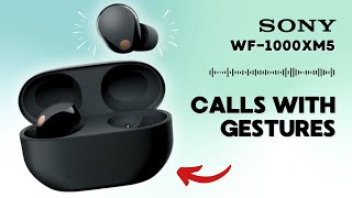 How to Answer or Reject Calls with Head Gestures You Didnt Know This About Sony WF1000XM5 [upl. by Aneled788]