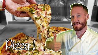 PIZZA 🍕 Recette FACILE et RAPIDE 👨‍🍳🌾👩‍🍳 [upl. by Khalid]