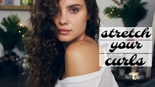 How to Stretch Your Curls NO HEAT [upl. by Calli736]