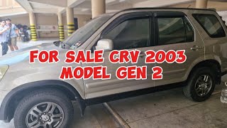 for sale crv gen 2 2003 model sariwa [upl. by Rekab]