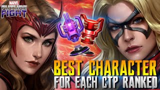 MFF BEST CHARACTER FOR EVERY CTP RANKED GUIDE  MARVEL FUTURE FIGHT [upl. by Payson936]