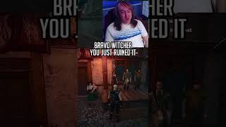 Awkward Interruption In The Witcher 3 shorts [upl. by Nahtaoj]