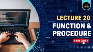 Function and Procedure  O Level Computer Science  22100478  LECTURE 20 [upl. by Cornew963]