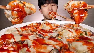 초대형 굴이렇게 큰 굴이 있었어요 벚굴 먹방 ASMR MUKBANG BIG OYSTER EATING SHOW [upl. by Healion]