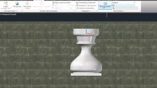 23 Тень от балясины в AutoCAD 2012mp4 [upl. by Ymac]