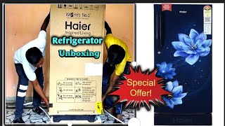 Haier 185L 2 Star Direct Cool Refrigerator Unboxing And Review 💥 [upl. by Alilad]