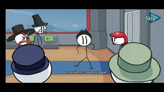 the Henry stickmin achievement ending TOPPAT CIVIL WARFARE henrystickmin [upl. by Enaled]