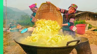 Hmong Army Cooks FEAST for 500 Villagers  TRIBAL VIETNAM EP1 [upl. by Stormy962]