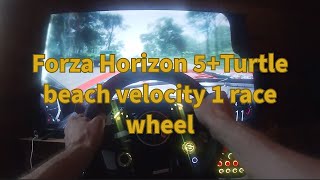 Forza Horizon 5  Turtle beach velocity 1 race wheel thoughts [upl. by Alenoel]