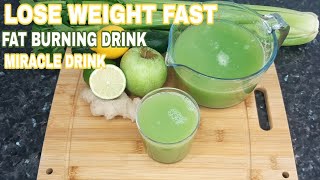 Lose weight FAST with Cucumber Celery Apple Lime Lemon amp Ginger Drink  Lose Belly Fat Fast [upl. by Starla921]