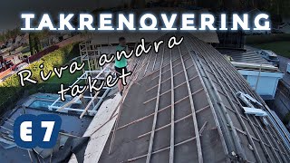 Takrenovering  E7  Riva andra taket [upl. by Osnofledi]