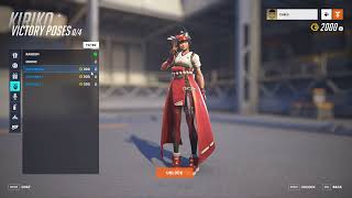 Overwatch 2 Kiriko All Skins and Stuff [upl. by Inafets]