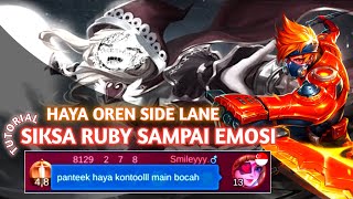 Hayabusa Oren Side Lane Siksa Ruby Sampai emosi  Build Tersakit Hayabusa Top 1 Global [upl. by Elleynad]