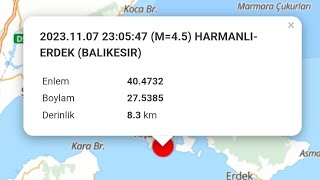 Marmara Denizi 45 deprem hakkında düşüncem [upl. by Farkas]