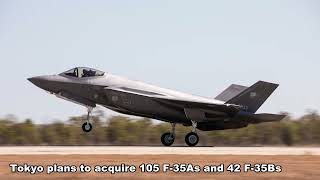 Japanese F 35A stealth fighters touch down in Australia on first overseas deployment [upl. by Ellette570]