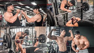 100KG MAXIMUM BENCH PRESS ATTEMPT  PULL WORKOUT WITH SAKET GOKHALE 🇮🇳 [upl. by Bertrand]