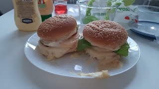 IKEA TILLREDA Microwave Oven homemade cheeseburger [upl. by Naitsabes]