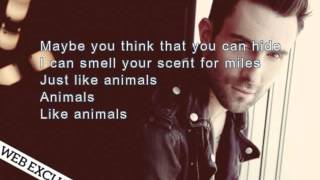 Animals with lyric  Maroon 5 Female version [upl. by Massimiliano482]