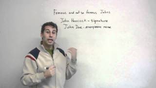 Slang in English  Many meanings of JOHN [upl. by Adrahc]