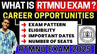 RTMNU 2024 Complete Details Eligibility Pattern Application Form Dates Syllabus Admit Card [upl. by Mccurdy]