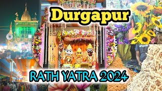 Durgapur Rath Yatra 2024  Durgapur Rath Yatra Mela  Rath Yatra 2024 [upl. by Annaierb938]