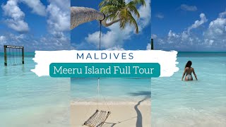 MEERU Maldives Resort Island  A fabulous tropical destination  Walking tour 4K [upl. by Haduhey]