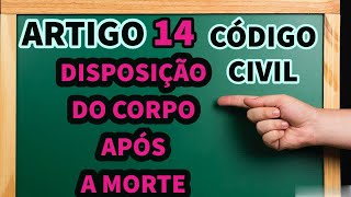 ARTIGO 14 ° CÓDIGO CIVIL  DIREITO EXPLICADO [upl. by Suzi763]