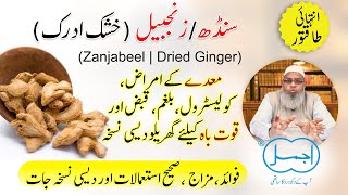 Sonth  Zanjabeel Ke Fayde  Dried Ginger Health Benefits for Stomach Constipation and Male Power [upl. by Asirram45]