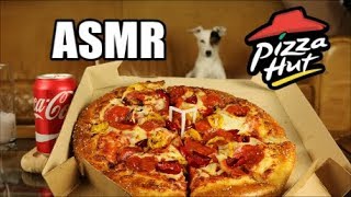 ASMR  Mukbang  Pizza Hut  Eating Sounds  Whispered [upl. by Hsakiv]