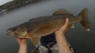 GIANT First Light Walleye Conesus Lake [upl. by Nirrej642]